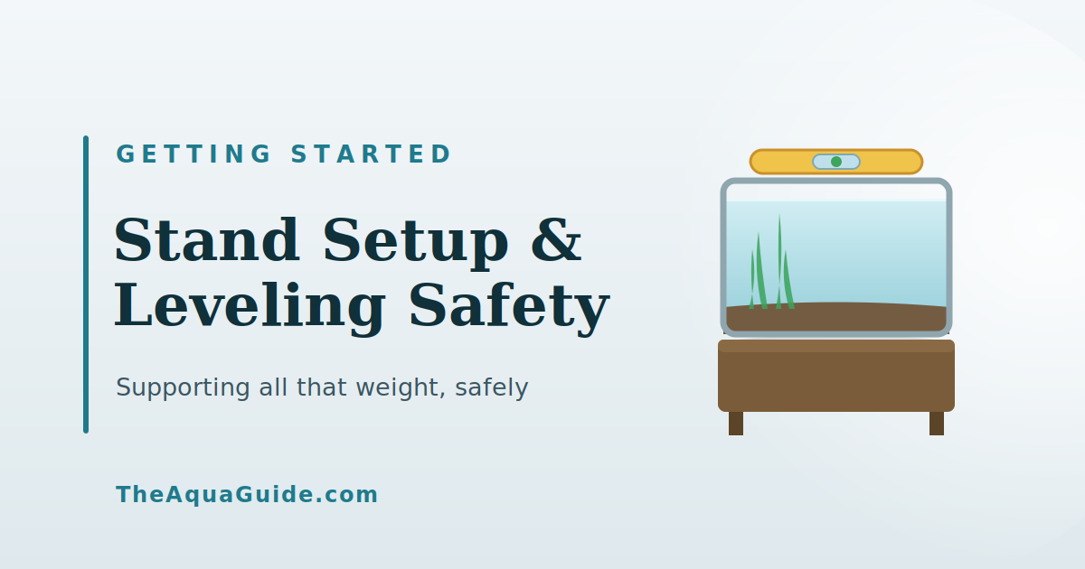 Setting Up the Stand: Leveling and Weight Safety